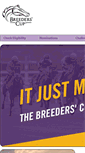 Mobile Screenshot of members.breederscup.com